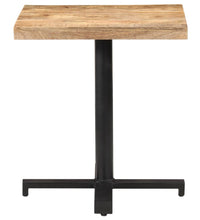 Bistrotisch Quadratisch 70x70x75 cm Raues Mangoholz