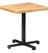 Bistrotisch Quadratisch 70x70x75 cm Raues Mangoholz