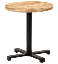 Bistrotisch Rund Ø70x75 cm Raues Mangoholz
