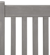 Verstellbare Gartenstühle 3 Stk. Grau Massivholz Akazie