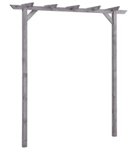 Garten-Pergola Grau 200x40x205 cm Imprägniertes Kiefernholz