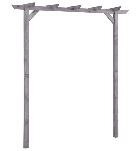 Garten-Pergola Grau 200x40x205 cm Imprägniertes Kiefernholz