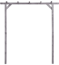 Garten-Pergola Grau 200x40x205 cm Imprägniertes Kiefernholz