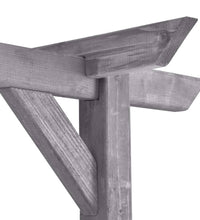 Garten-Pergola Grau 200x40x205 cm Imprägniertes Kiefernholz