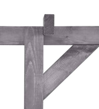 Garten-Pergola Grau 200x40x205 cm Imprägniertes Kiefernholz