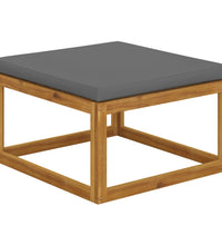 3-tlg. Garten-Lounge-Set mit Kissen Massivholz Akazie