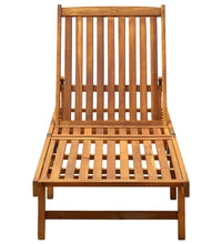 Sonnenliege Akazie Massivholz
