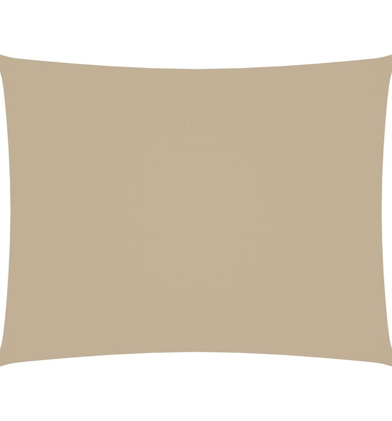 Sonnensegel Oxford-Gewebe Rechteckig 2,5x4 m Beige