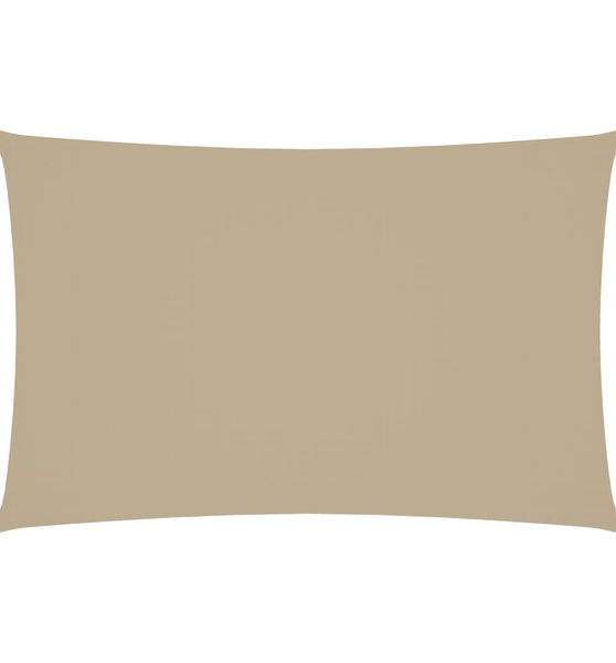 Sonnensegel Oxford-Gewebe Rechteckig 2,5x5 m Beige