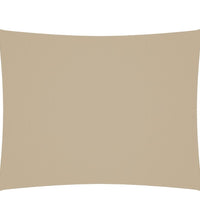 Sonnensegel Oxford-Gewebe Rechteckig 3x4 m Beige