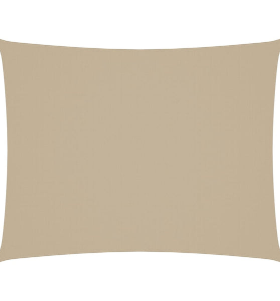 Sonnensegel Oxford-Gewebe Rechteckig 3x4 m Beige