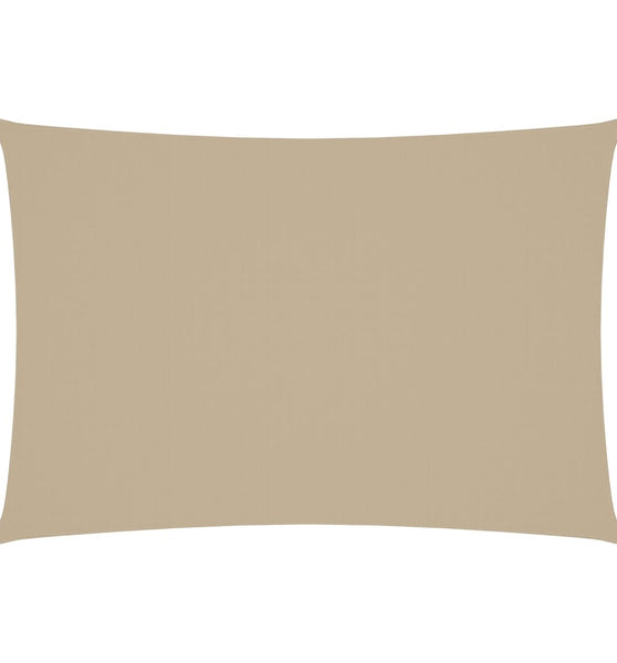 Sonnensegel Oxford-Gewebe Rechteckig 3x5 m Beige