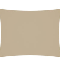 Sonnensegel Oxford-Gewebe Rechteckig 3x6 m Beige