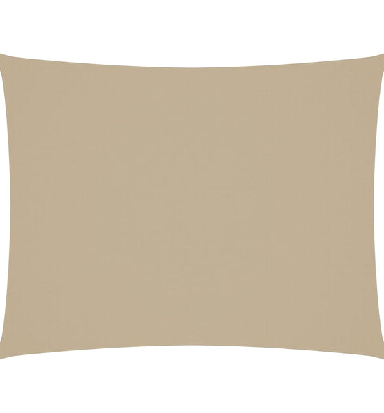 Sonnensegel Oxford-Gewebe Rechteckig 3x6 m Beige