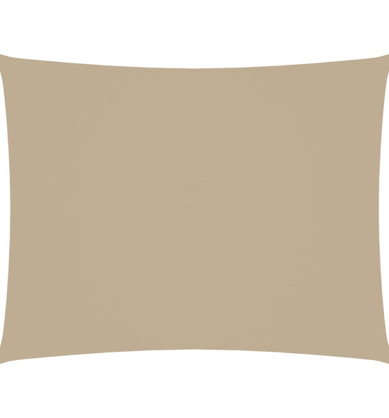 Sonnensegel Oxford-Gewebe Rechteckig 3,5x4,5 m Beige