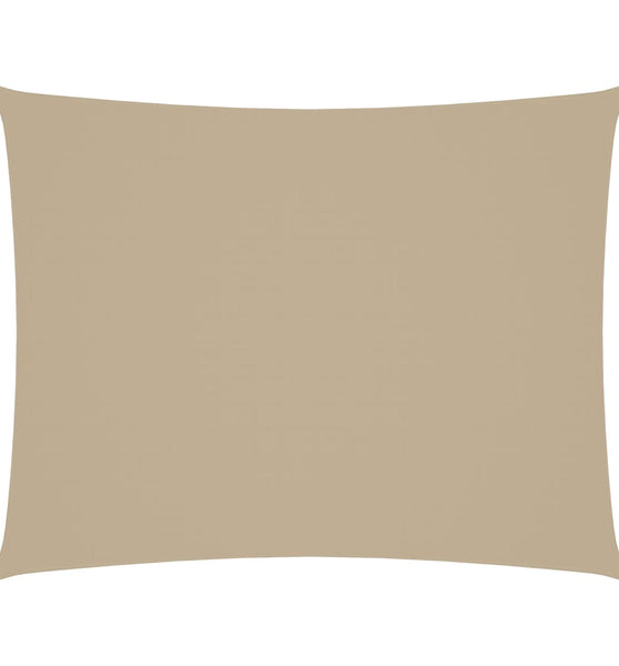 Sonnensegel Oxford-Gewebe Rechteckig 4x5 m Beige