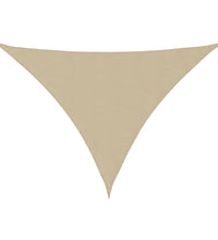 Sonnensegel Oxford-Gewebe Dreieckig 2,5x2,5x3,5 m Beige