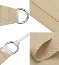 Sonnensegel Oxford-Gewebe Dreieckig 2,5x2,5x3,5 m Beige