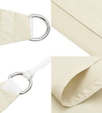 Sonnensegel Oxford-Gewebe Quadratisch 4,5x4,5 m Creme