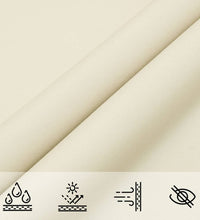 Sonnensegel Oxford-Gewebe Quadratisch 7x7 m Creme