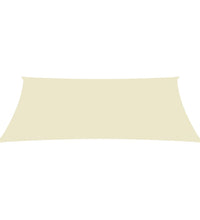 Sonnensegel Oxford-Gewebe Rechteckig 2,5x4,5 m Creme