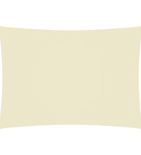 Sonnensegel Oxford-Gewebe Rechteckig 3,5x5 m Creme