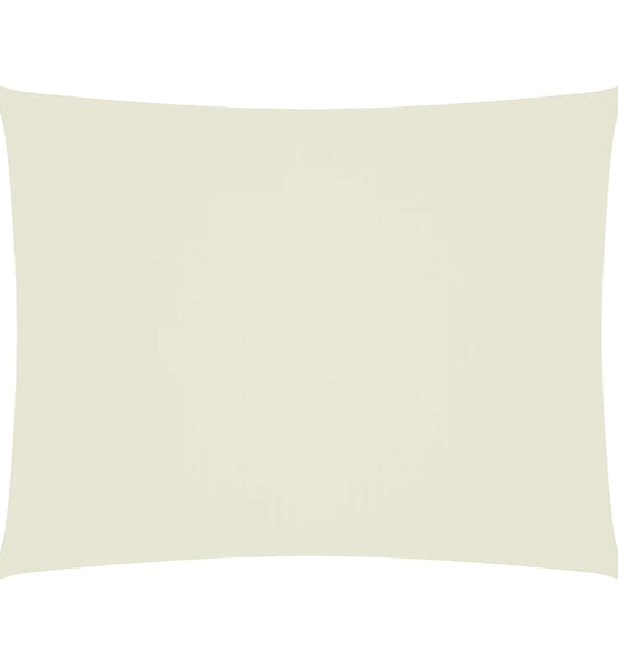 Sonnensegel Oxford-Gewebe Rechteckig 5x6 m Creme