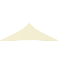 Sonnensegel Oxford-Gewebe Dreieckig 3x3x4,24 m Creme