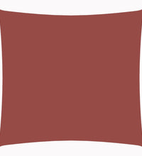 Sonnensegel Oxford-Gewebe Quadratisch 5x5 m Terrakotta-Rot