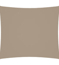 Sonnensegel Oxford-Gewebe Rechteckig 2x2,5 m Taupe