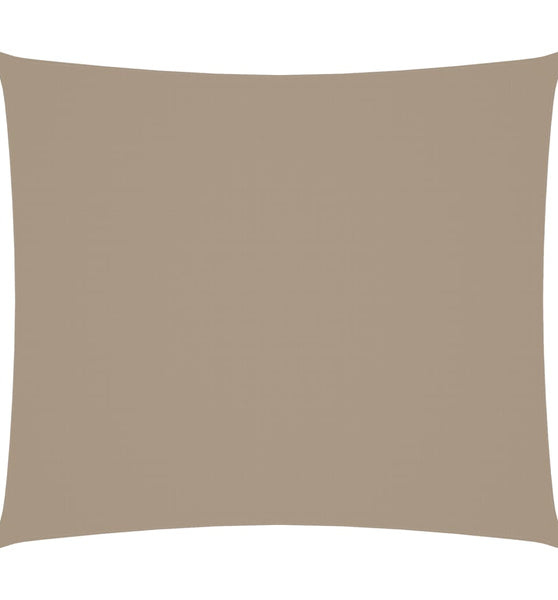 Sonnensegel Oxford-Gewebe Rechteckig 2x2,5 m Taupe