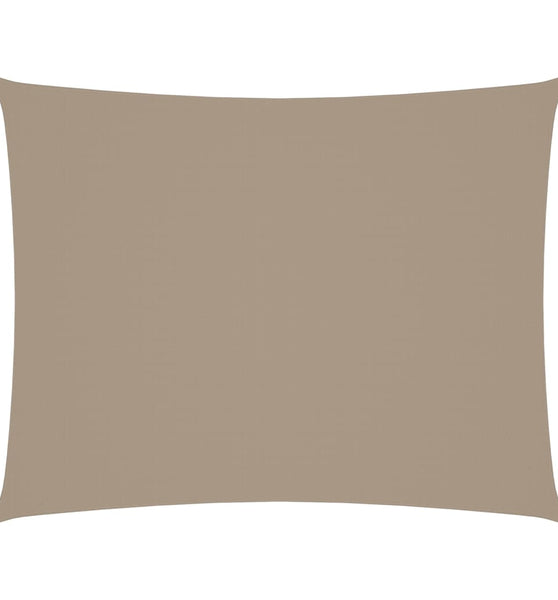 Sonnensegel Oxford-Gewebe Rechteckig 2x3 m Taupe