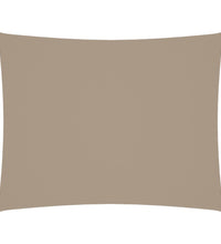 Sonnensegel Oxford-Gewebe Rechteckig 2x3,5 m Taupe