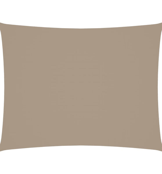 Sonnensegel Oxford-Gewebe Rechteckig 2x3,5 m Taupe