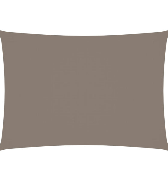 Sonnensegel Oxford-Gewebe Rechteckig 2x4,5 m Taupe