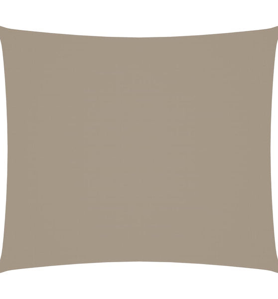 Sonnensegel Oxford-Gewebe Rechteckig 2,5x3 m Taupe