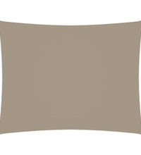 Sonnensegel Oxford-Gewebe Rechteckig 2,5x3,5 m Taupe