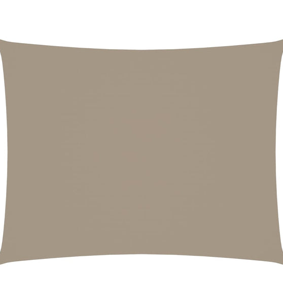 Sonnensegel Oxford-Gewebe Rechteckig 2,5x3,5 m Taupe