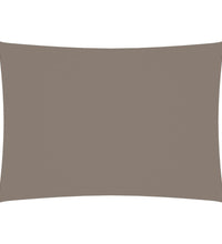 Sonnensegel Oxford-Gewebe Rechteckig 2,5x4 m Taupe