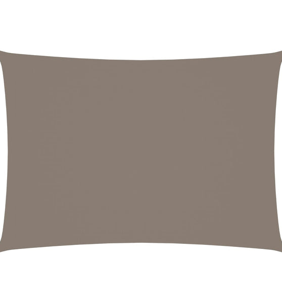 Sonnensegel Oxford-Gewebe Rechteckig 2,5x4 m Taupe