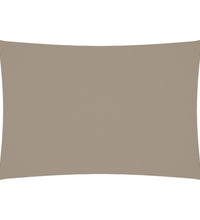 Sonnensegel Oxford-Gewebe Rechteckig 2,5x4,5 m Taupe