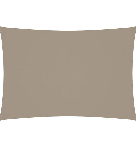 Sonnensegel Oxford-Gewebe Rechteckig 2,5x4,5 m Taupe