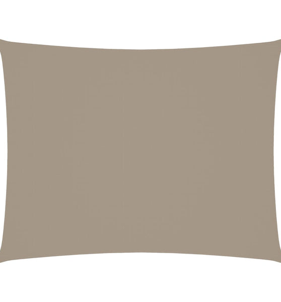 Sonnensegel Oxford-Gewebe Rechteckig 3x4 m Taupe