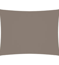 Sonnensegel Oxford-Gewebe Rechteckig 3x4,5 m Taupe