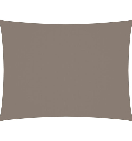 Sonnensegel Oxford-Gewebe Rechteckig 3x4,5 m Taupe