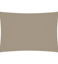 Sonnensegel Oxford-Gewebe Rechteckig 3x5 m Taupe