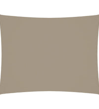 Sonnensegel Oxford-Gewebe Rechteckig 3x6 m Taupe