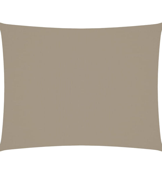 Sonnensegel Oxford-Gewebe Rechteckig 3x6 m Taupe