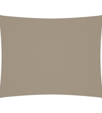 Sonnensegel Oxford-Gewebe Rechteckig 4x5 m Taupe