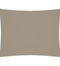 Sonnensegel Oxford-Gewebe Rechteckig 5x7 m Taupe